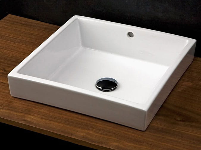 Square sink basin
